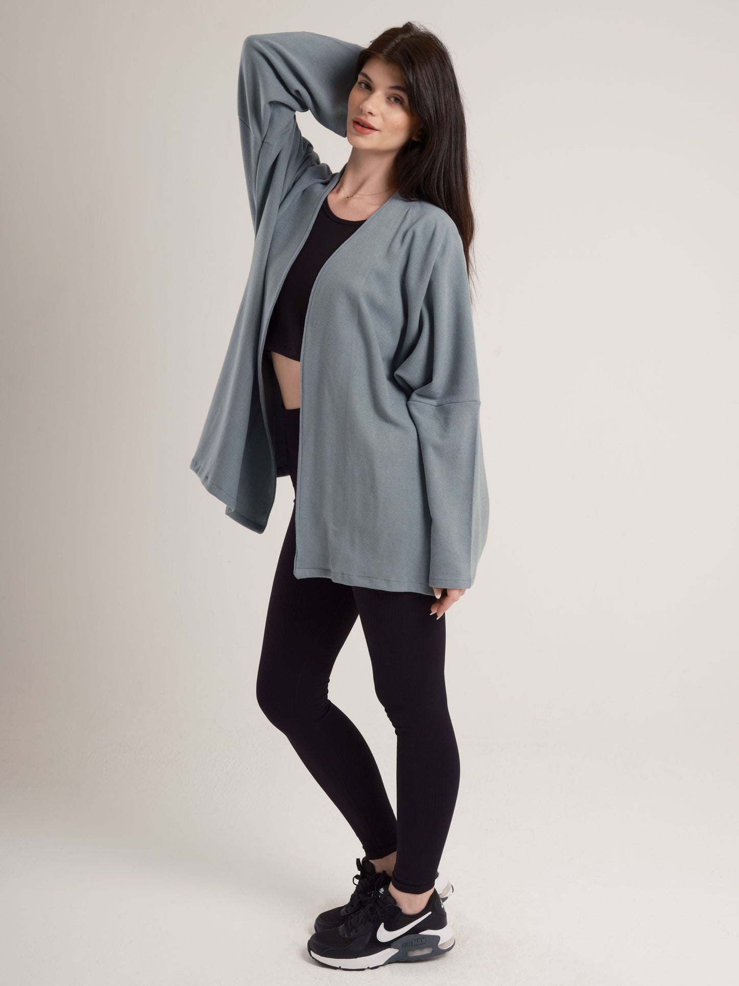 Sage Over-Sized Kimono