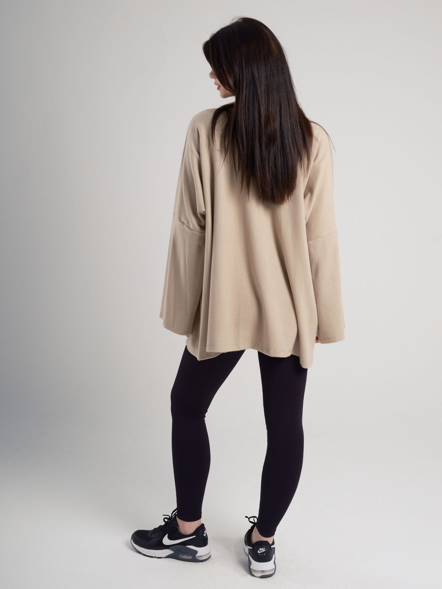Beige Over-Sized Kimono